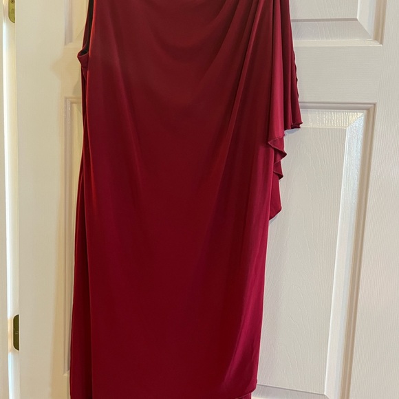 Enfocus Studio ruby red dress. So comfy yet dressy.  Excellent condition - Picture 2 of 6